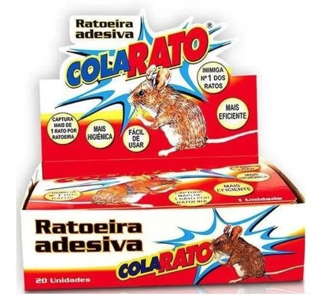 Ratoeira Adesiva Cola Rato