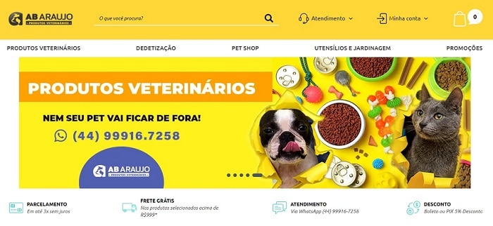 Pet shop Maringá