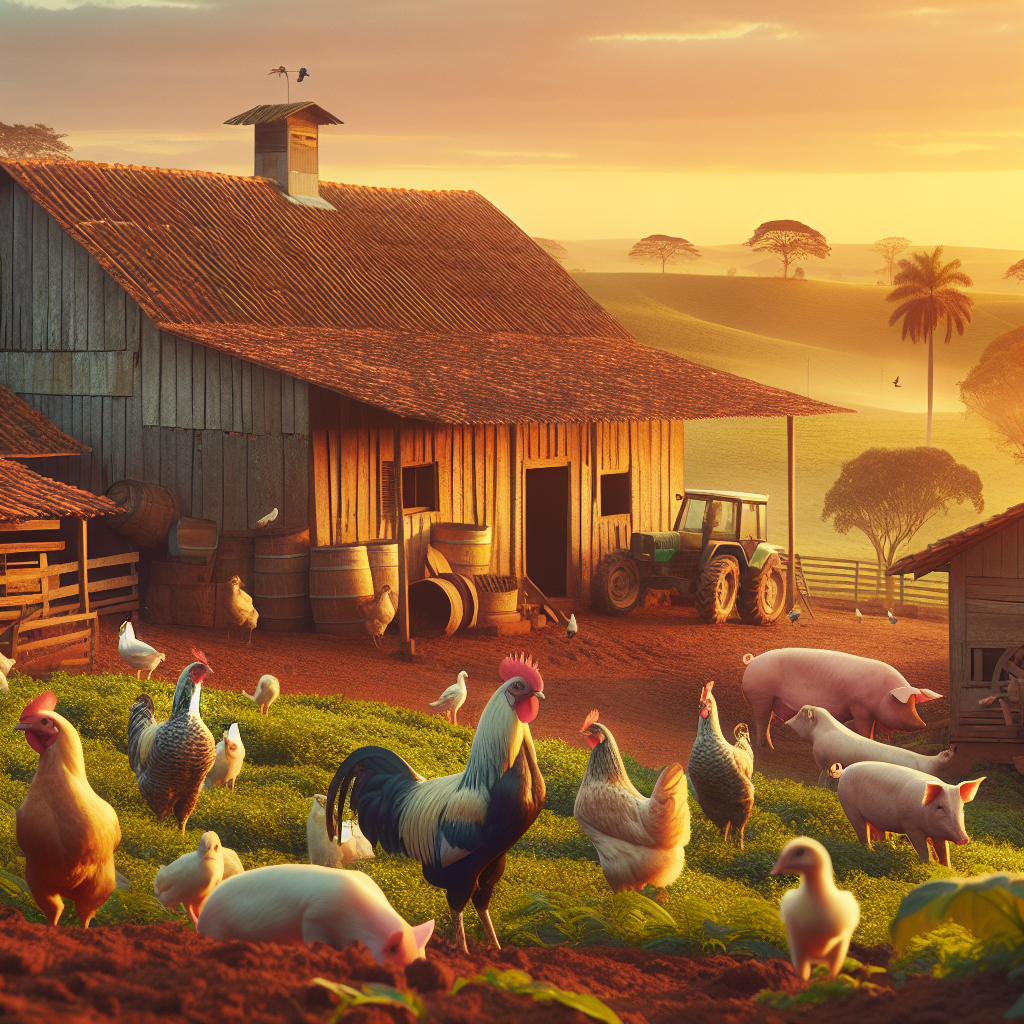 manejo sanitário integrado em avicultura e suinocultura - ilustração para Manejo sanitário integrado em avicultura e suinocultura no Brasil