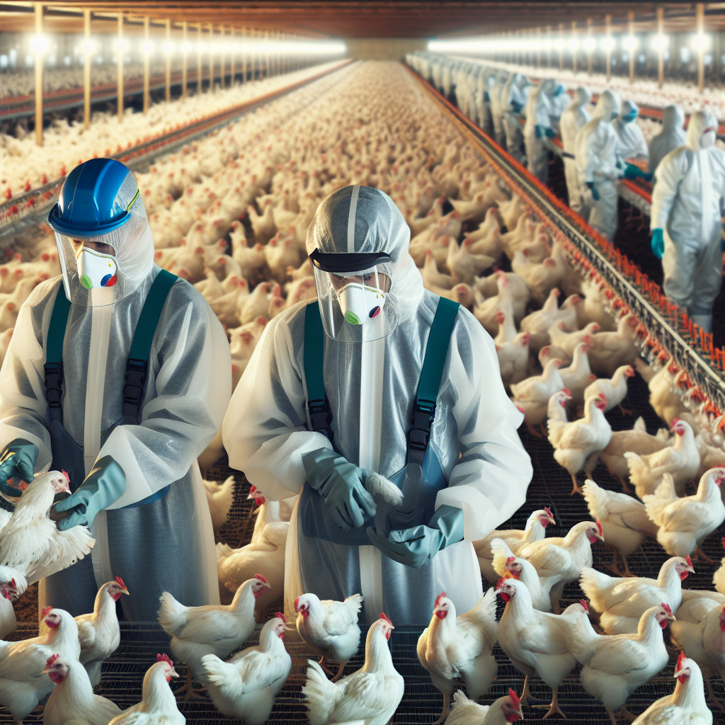 manejo prático de biossegurança em granjas de frango de corte em propriedade brasileira