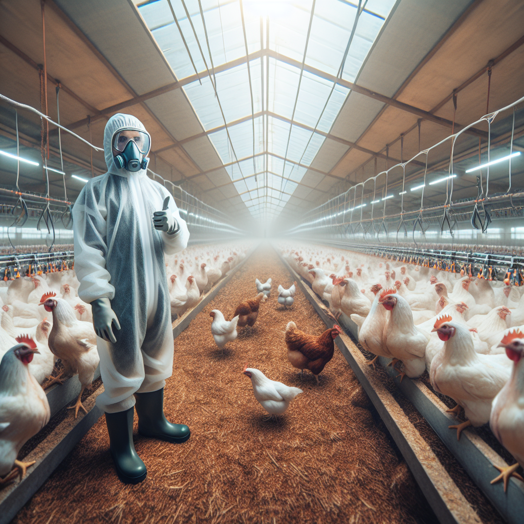 manejo prático de biossegurança em granjas de frango de corte em propriedade brasileira