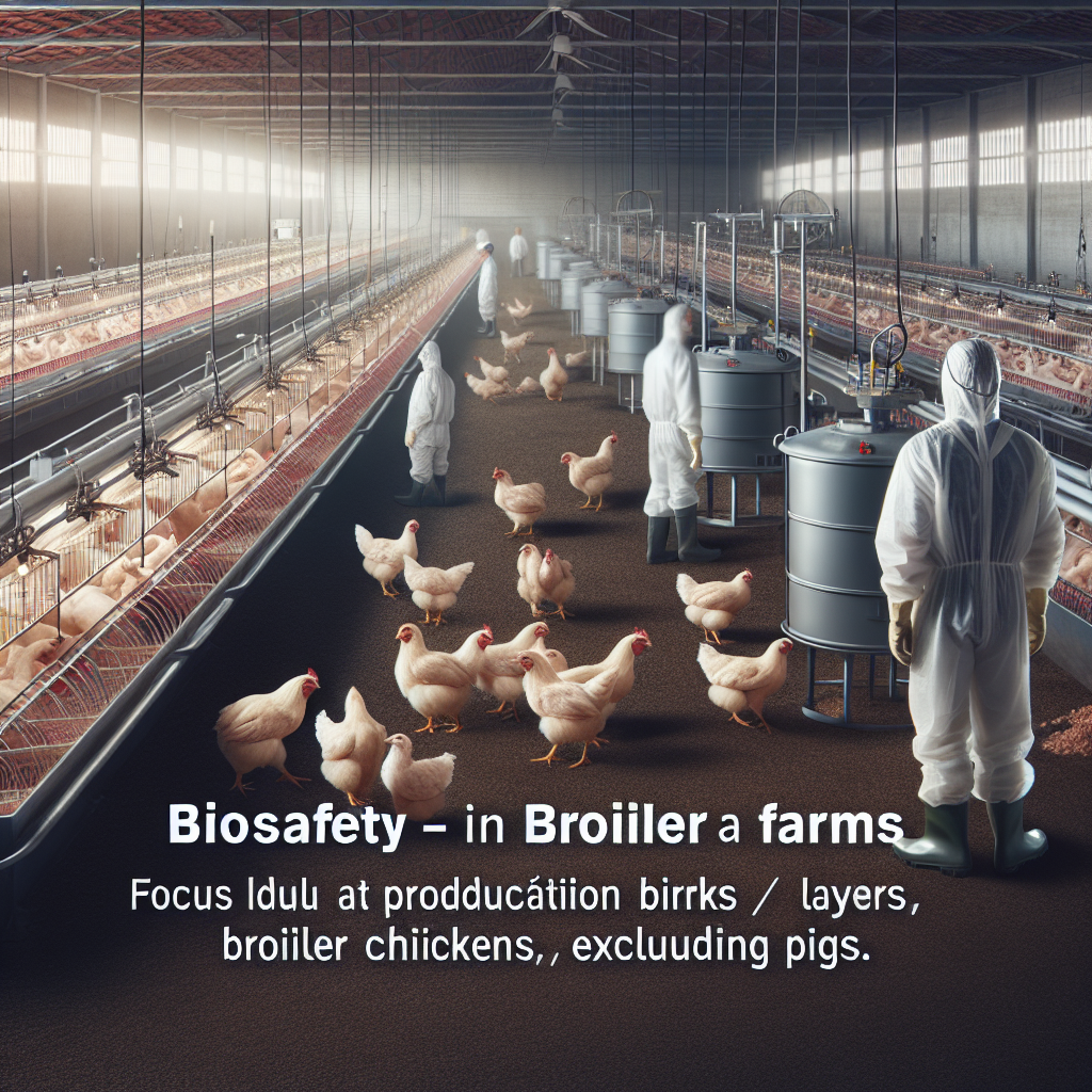 boas práticas de biossegurança em granjas de frango de corte para produtor rural